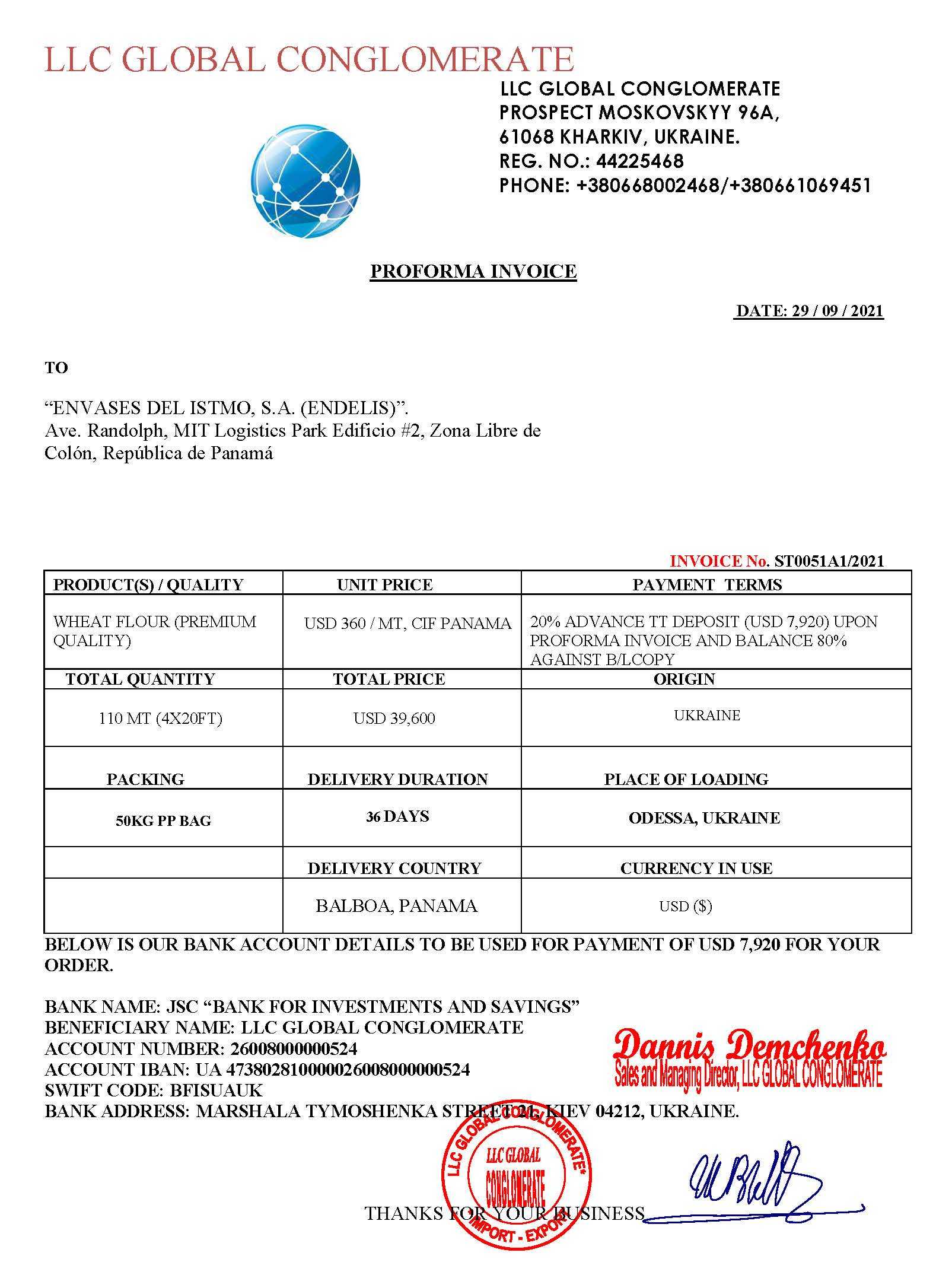 GLOBAL CONGLOMERATE LLC